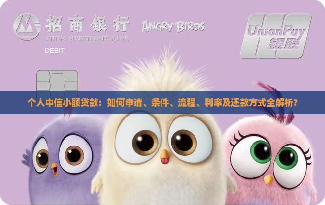 个人中信小额贷款：如何申请、条件、流程、利率及还款方式全解析？