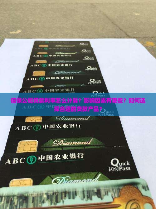 信保公司贷款利率怎么计算？影响因素有哪些？如何选择合适的贷款产品？
