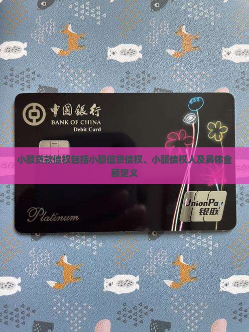小额贷款债权包括小额信贷债权、小额债权人及具体金额定义