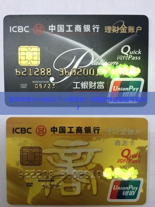如何申请3000元以下小额贷款？有哪些快速渠道与要求？