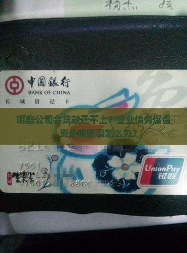 哪些公司会贷款还不上？企业债务爆雷、资金链断裂怎么办？