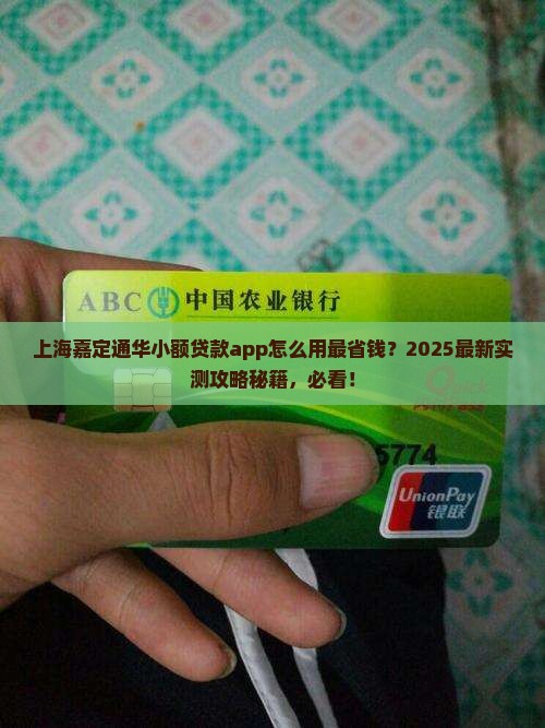 上海嘉定通华小额贷款app 上海嘉定通华小额贷款app
