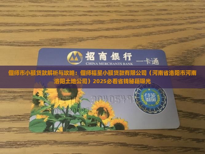 偃师福星小额贷款