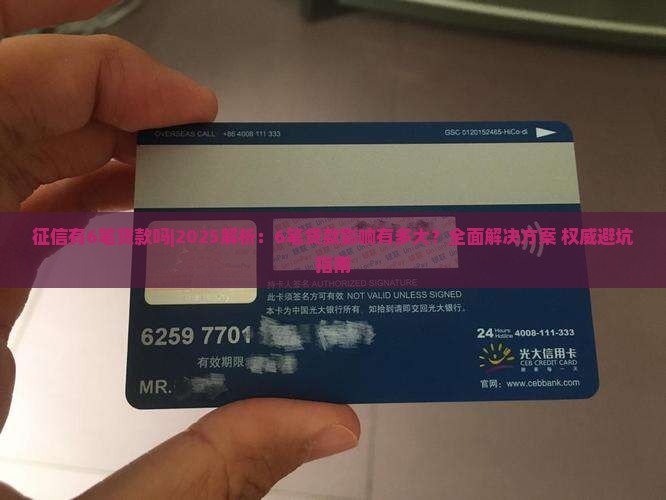 征信有6笔贷款吗