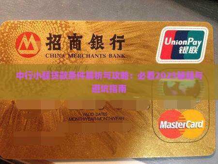 中行小额贷款条件
