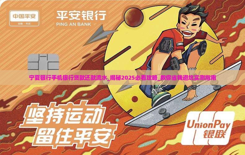 宁夏银行手机银行贷款还款流水