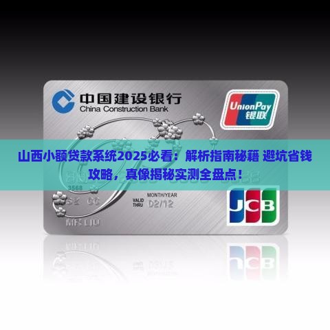 山西小额贷款系统