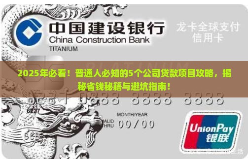 公司有哪些项目可以贷款