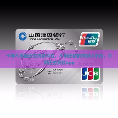 十种不用偿还的贷款平台