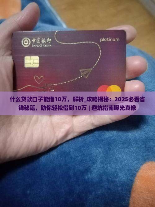 什么贷款口子能借10万
