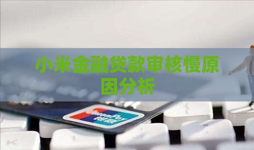 小米金融贷款审核那么慢