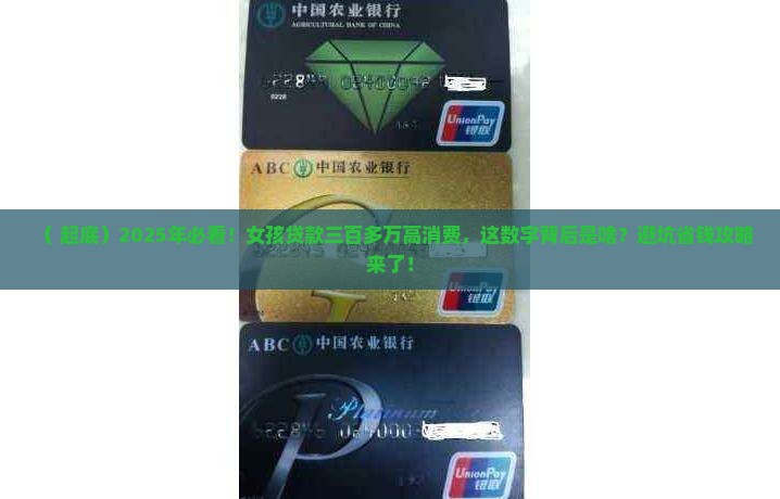 女孩贷款三百多万高消费