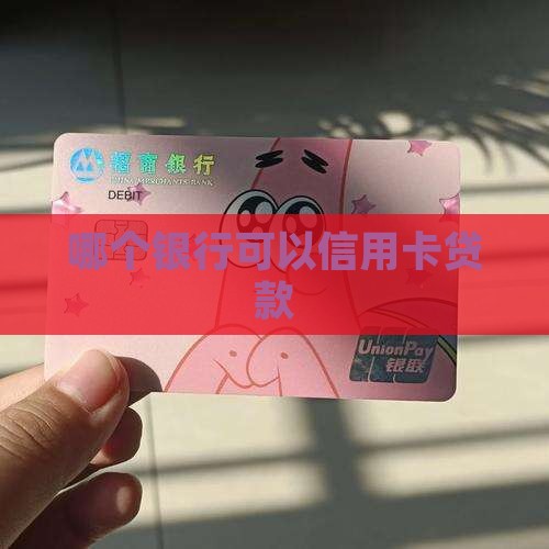 哪个银行可以信用卡贷款