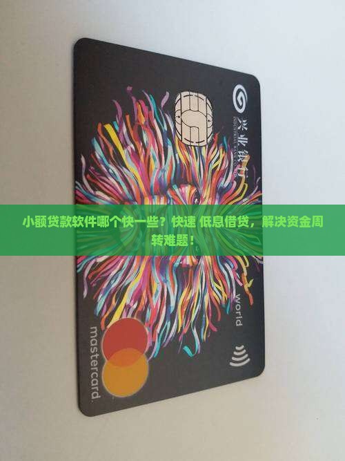 小额贷款软件哪个快一些？快速+低息借贷，解决资金周转难题！