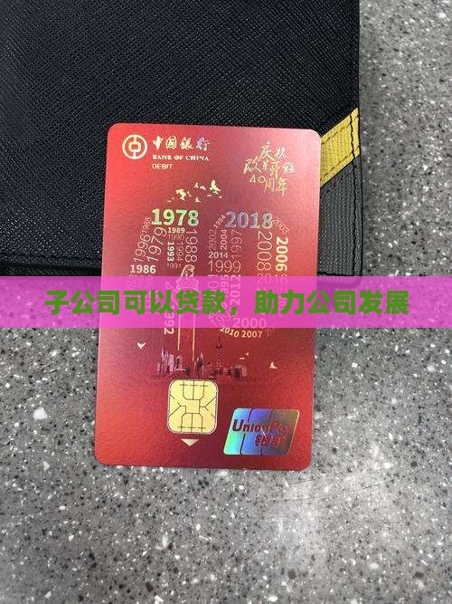 子公司可以贷款，助力公司发展
