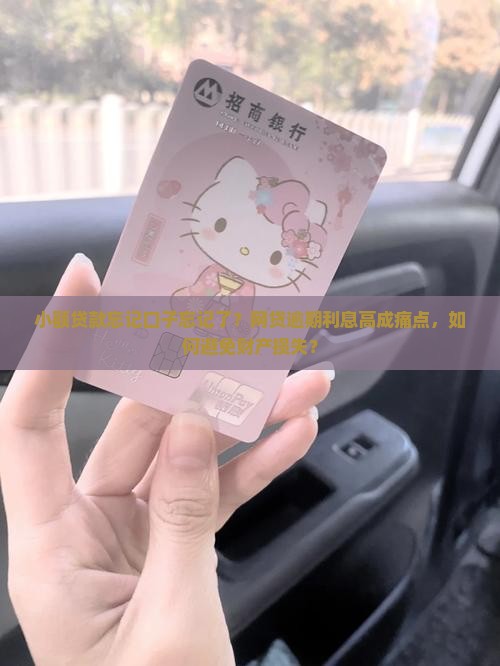 小额贷款忘记口子忘记了？网贷逾期利息高成痛点，如何避免财产损失？