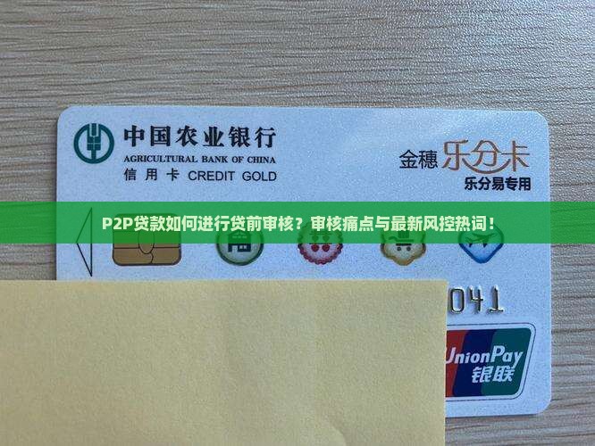 P2P贷款如何进行贷前审核？审核痛点与最新风控热词！
