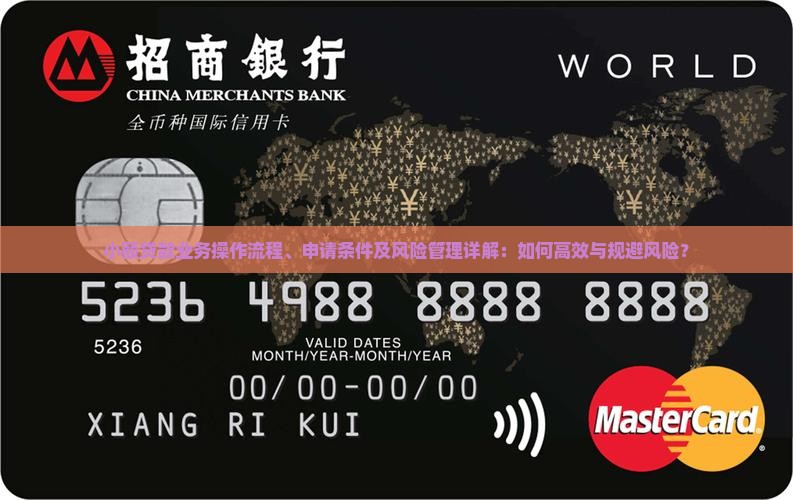 小额贷款业务操作流程、申请条件及风险管理详解：如何高效与规避风险？