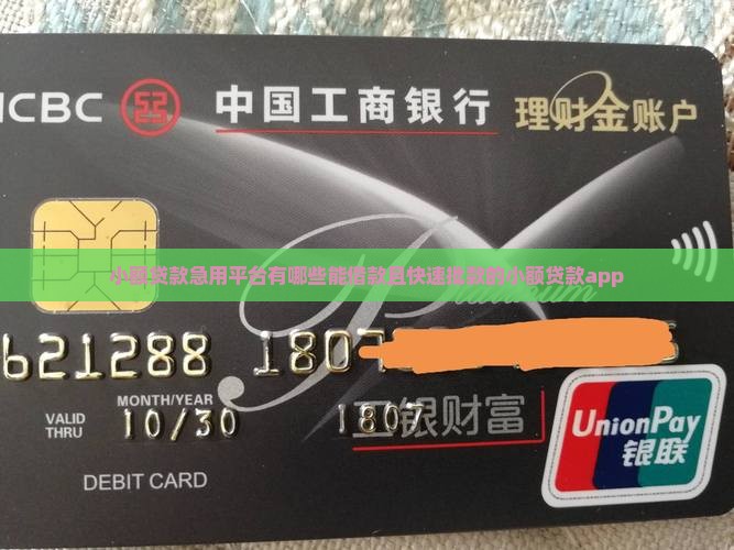 小额贷款急用平台有哪些能借款且快速批款的小额贷款app