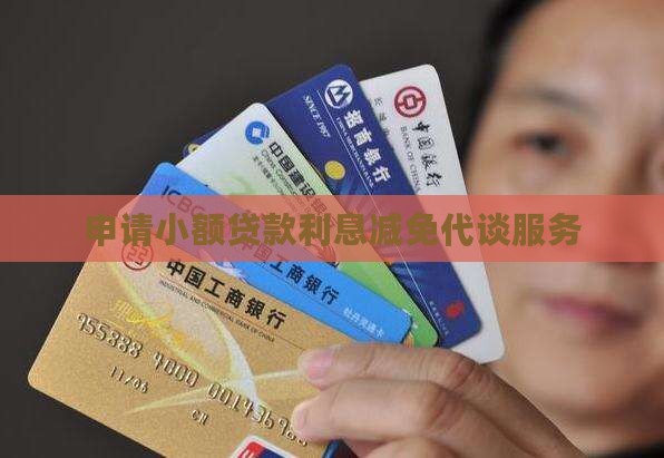 申请小额贷款利息减免代谈服务