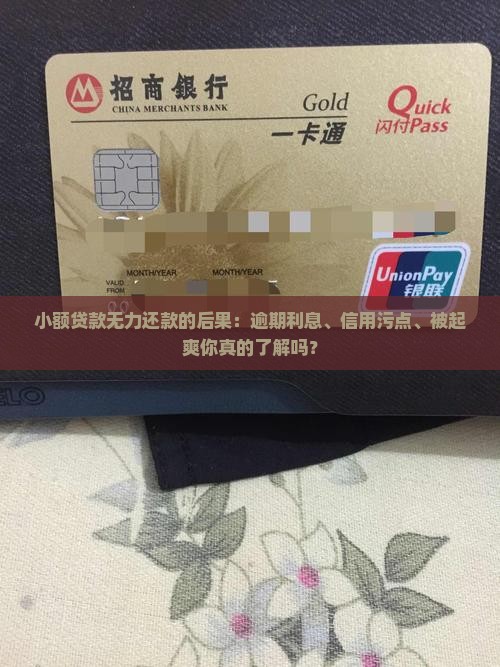 小额贷款无力还款的后果：逾期利息、信用污点、被起爽你真的了解吗？