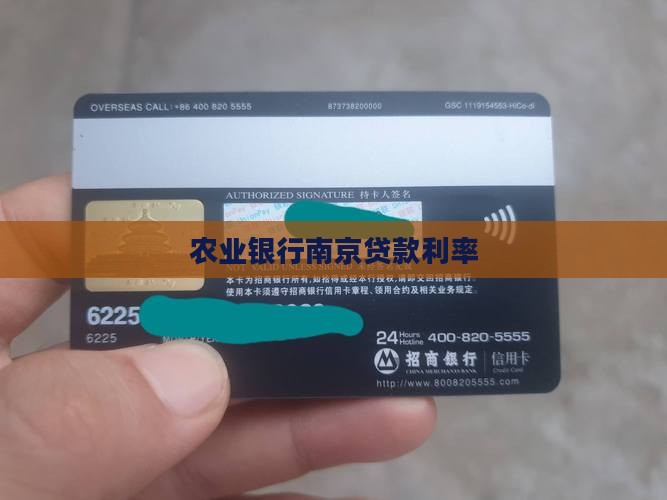 农业银行南京贷款利率