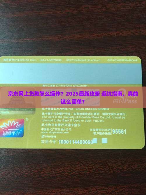 京东网上贷款怎样操作的
