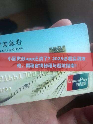 小额贷款app还清了