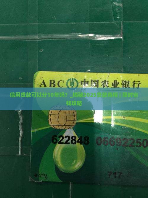 信用贷款可以分10年吗