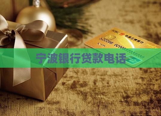 宁波银行上门贷款电话