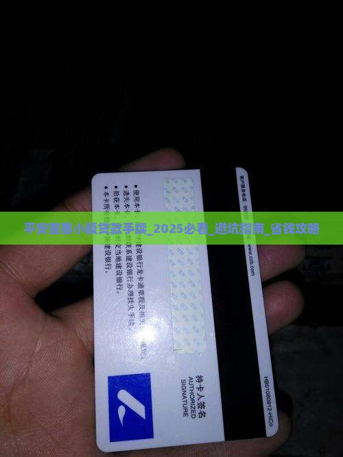 平安普惠小额贷款手续
