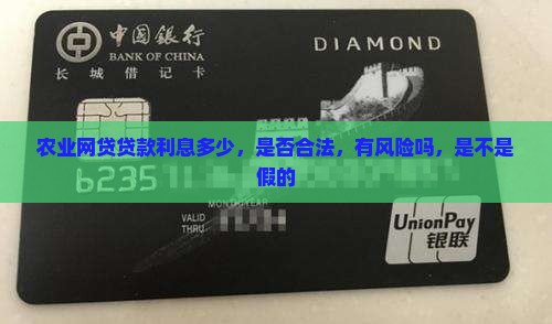 农业网贷贷款
