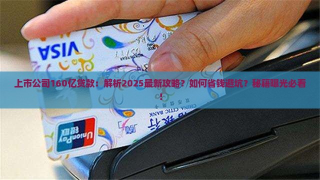 上市公司160亿贷款