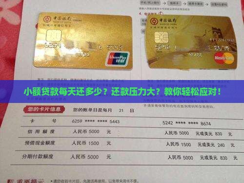 小额贷款每天还多少