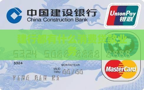 建行都有什么消费贷款业务