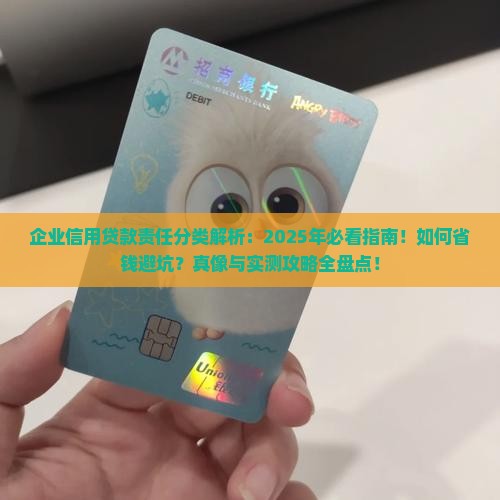 企业信用贷款责任分类