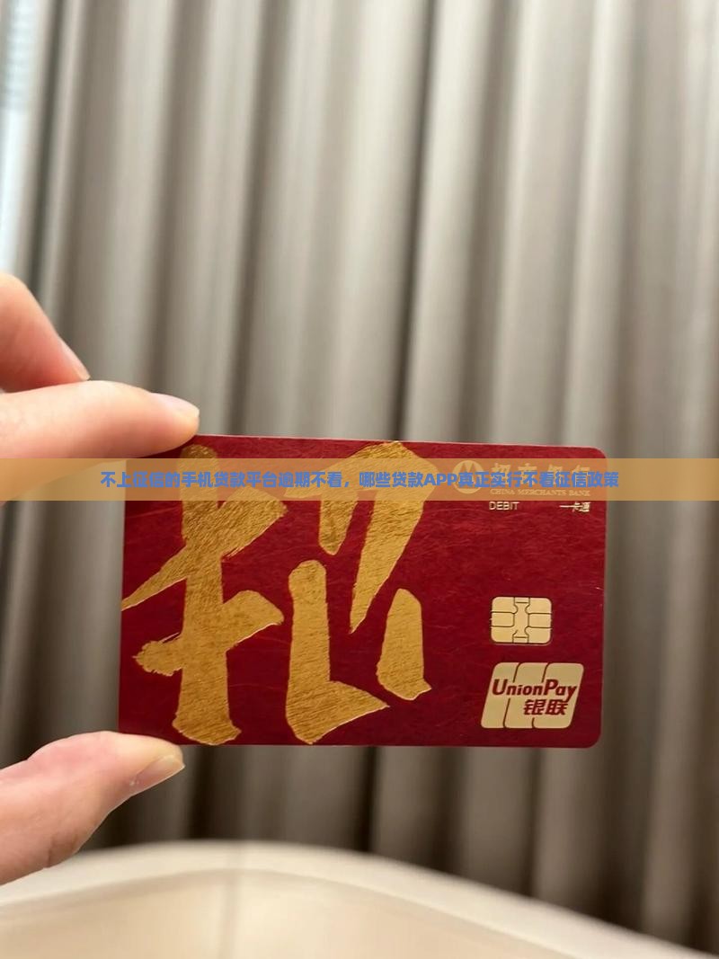 不上征信的手机贷款平台逾期不看，哪些贷款APP真正实行不看征信政策