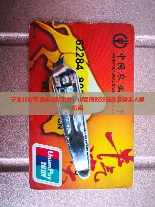 宁波北仑有哪些贷款平台：小额借款好选择及需求人群指南