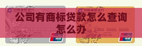 公司有商标贷款怎么查询怎么办