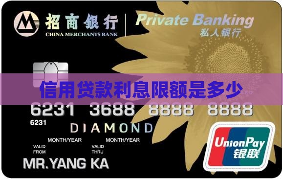 信用贷款利息限额是多少