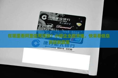 在哪里看阿里信用贷款？小微企业融资难，快来看低息贷款新政策