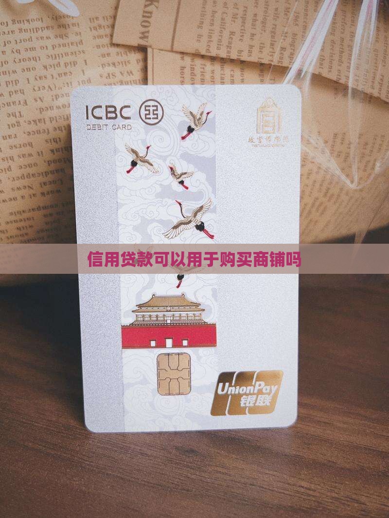 信用贷款可以用于购买商铺吗