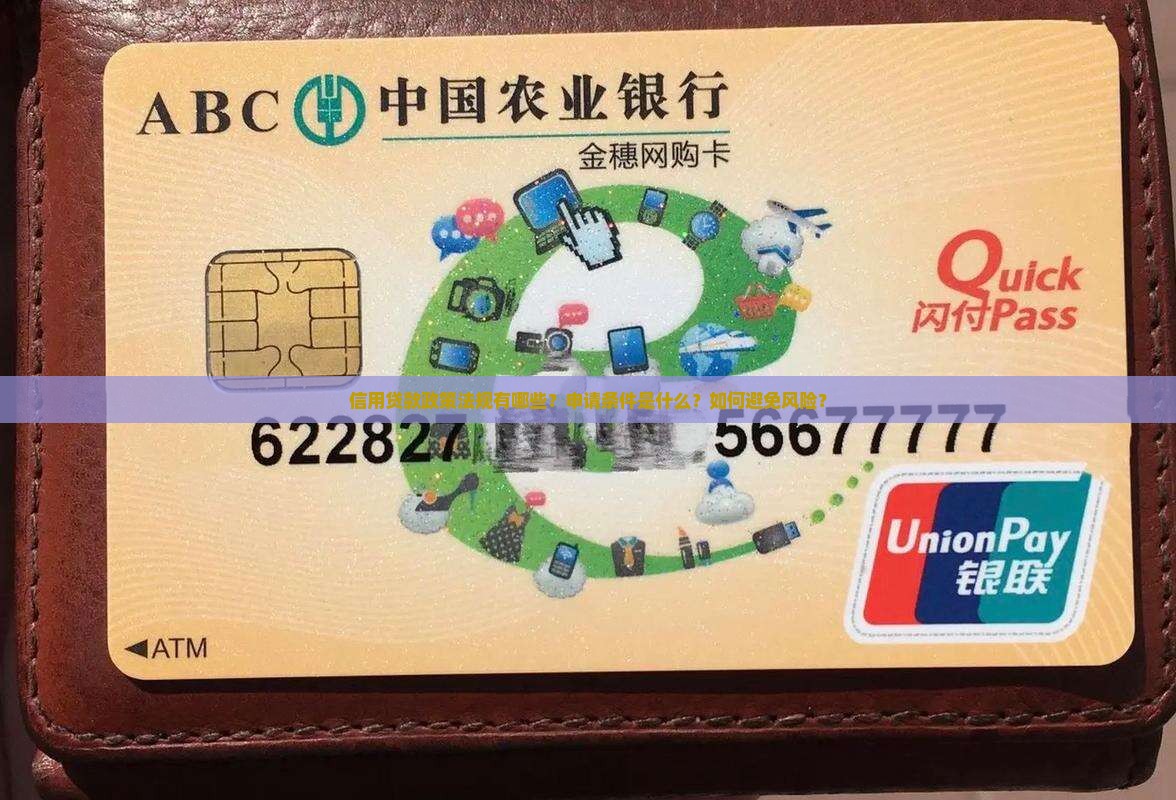 信用贷款政策法规有哪些？申请条件是什么？如何避免风险？