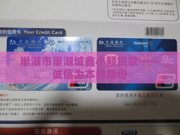 巢湖市巢湖城鑫小额贷款——诚信为本的股份