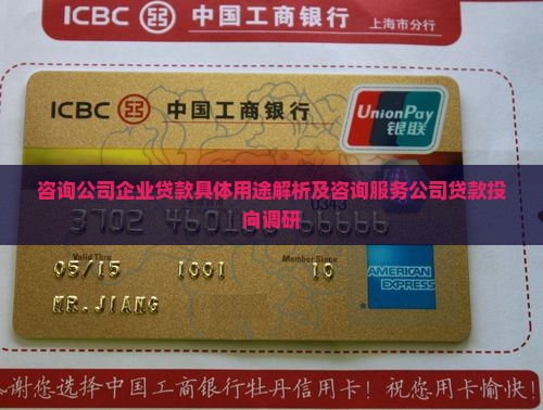 咨询公司企业贷款具体用途解析及咨询服务公司贷款投向调研