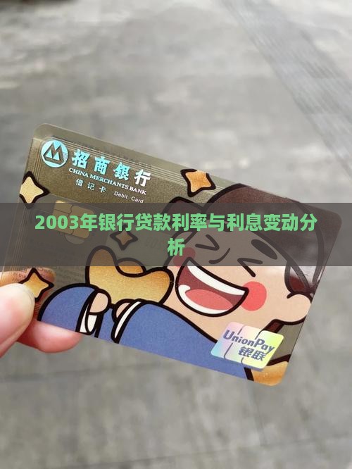 2003年银行贷款利率与利息变动分析