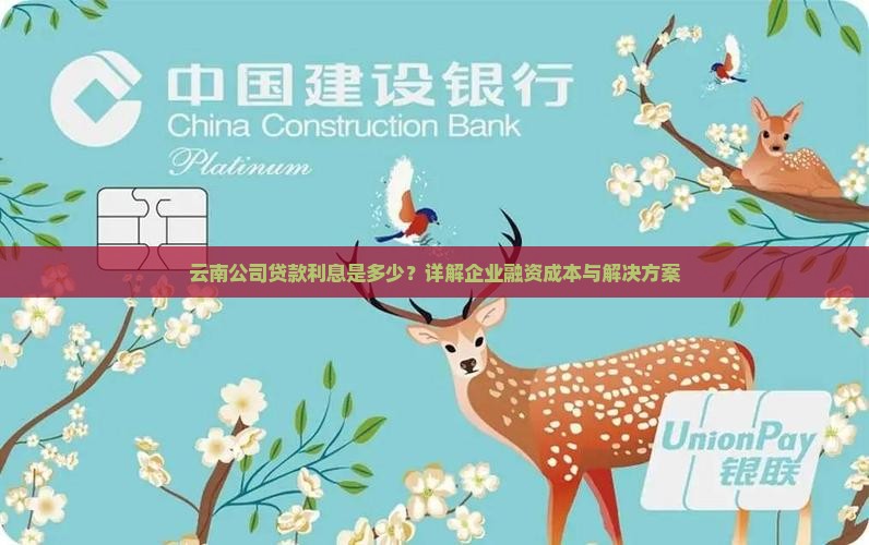 云南公司贷款利息是多少？详解企业融资成本与解决方案