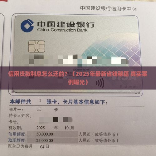 信用贷款利息怎么还的