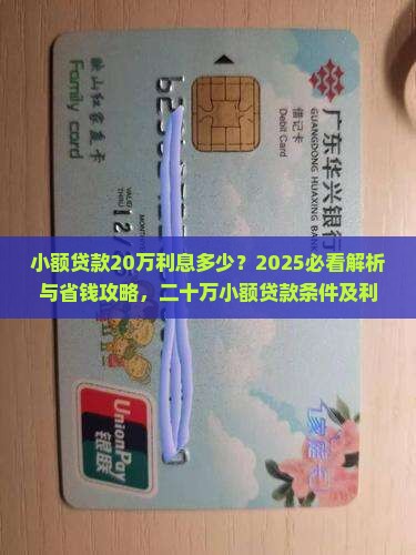 小额贷款20万利息多少