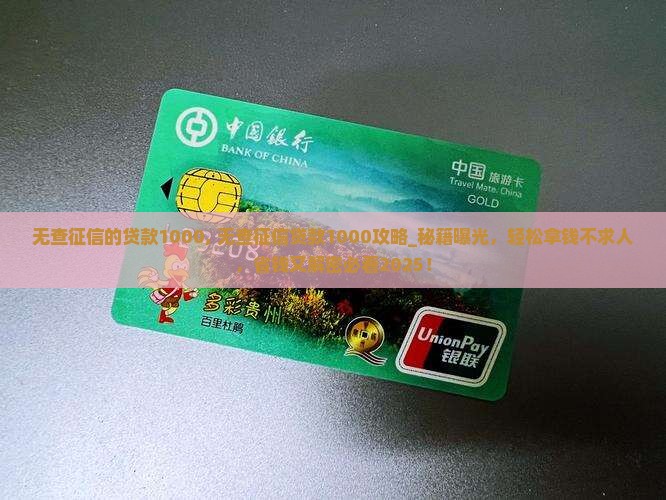 无查征信的贷款1000